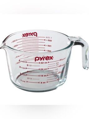 Pyrex 4 Cup Glass Measuring Cup 32 oz 1 Liter Made in USA